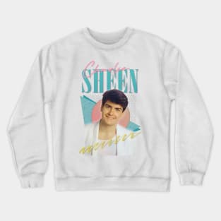 Charlie Sheen - - 80s Aesthetic Crewneck Sweatshirt